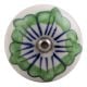 Green Lisianthus Ceramic Wine Stopper